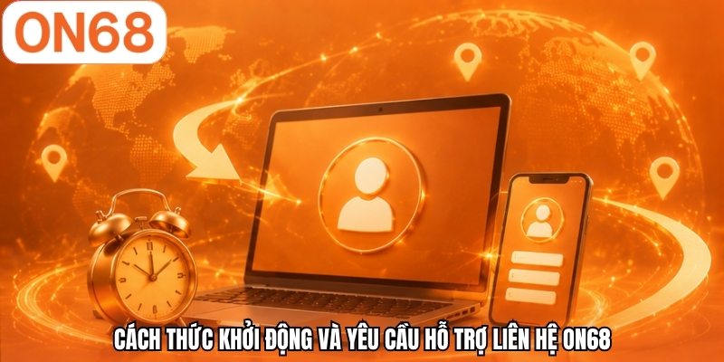 Cách thức khởi động và yêu cầu hỗ trợ liên hệ ON68