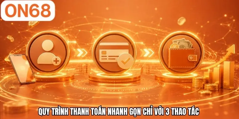 Quy trình thanh toán nhanh gọn chỉ với 3 thao tác 